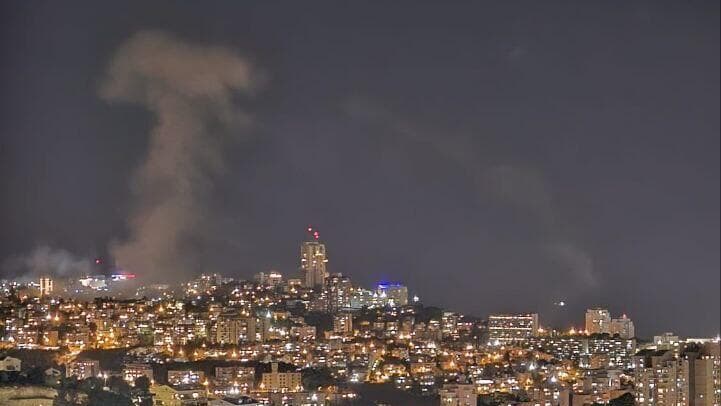 צילום: עוז גרטנר פגיעה ישירה בחיפה