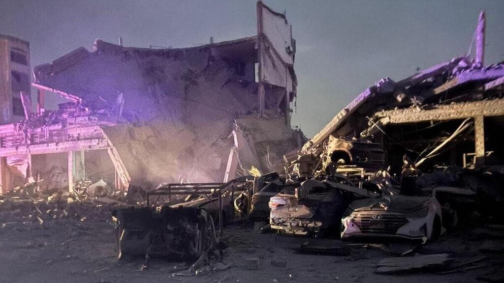 נזקי התקיפות בכפר תול, אזור א נבטיה בדרום לבנון