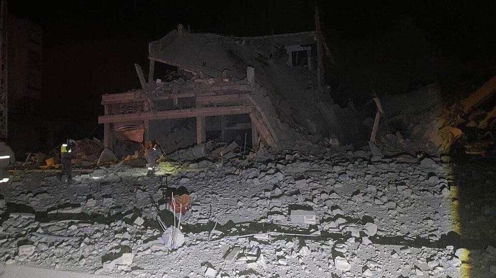 נזקי התקיפות בכפר תול, אזור א נבטיה בדרום לבנון