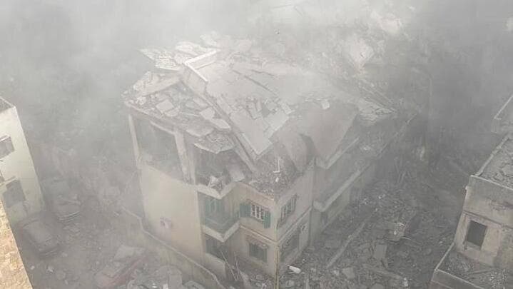 תקיפת מבנה באזור ראס א-נבע בביירות