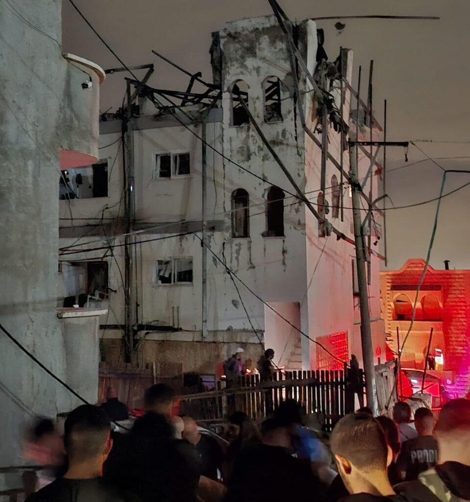 הפגיעה בשפרעם נפילה בשפרעם