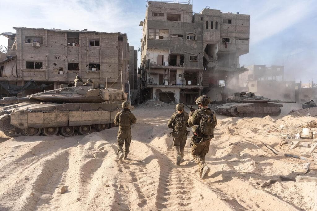 צילום: דובר צה"ל פעילות חטיבת גבעתי בג'באליה