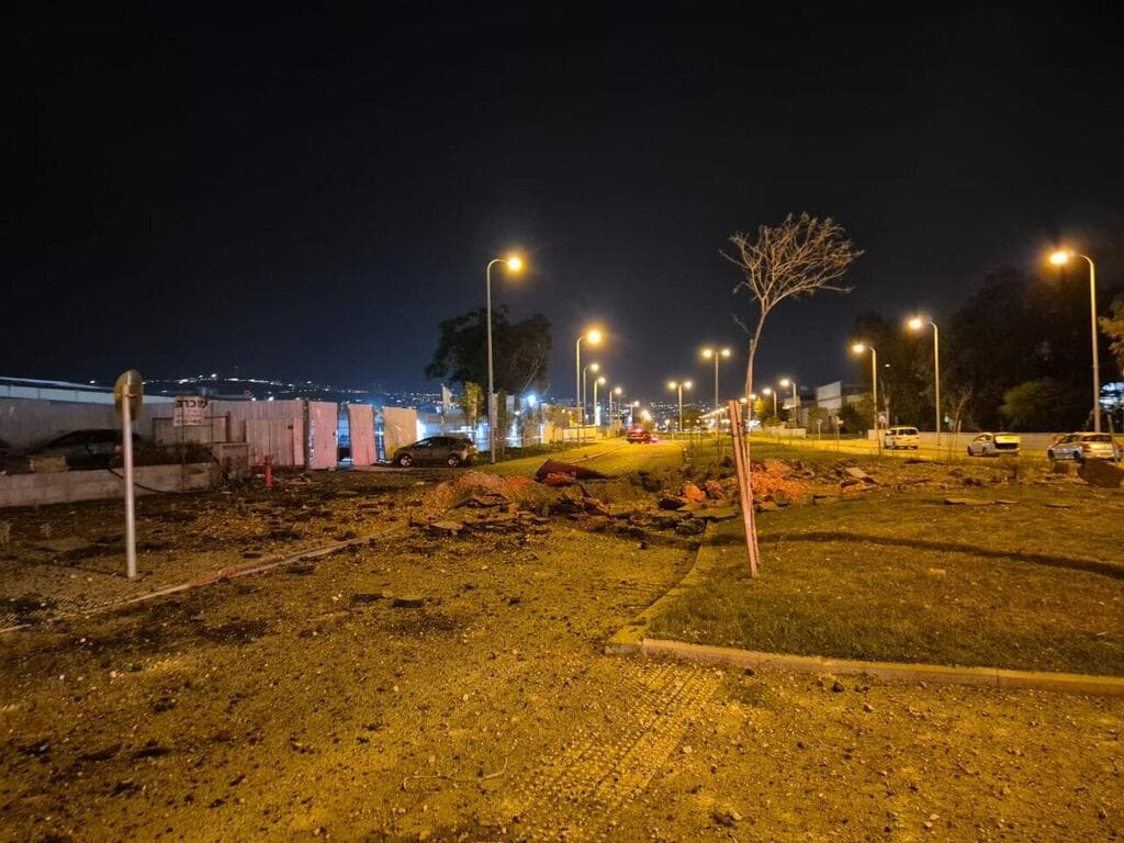 פגיעה ישירה בקריית אתא