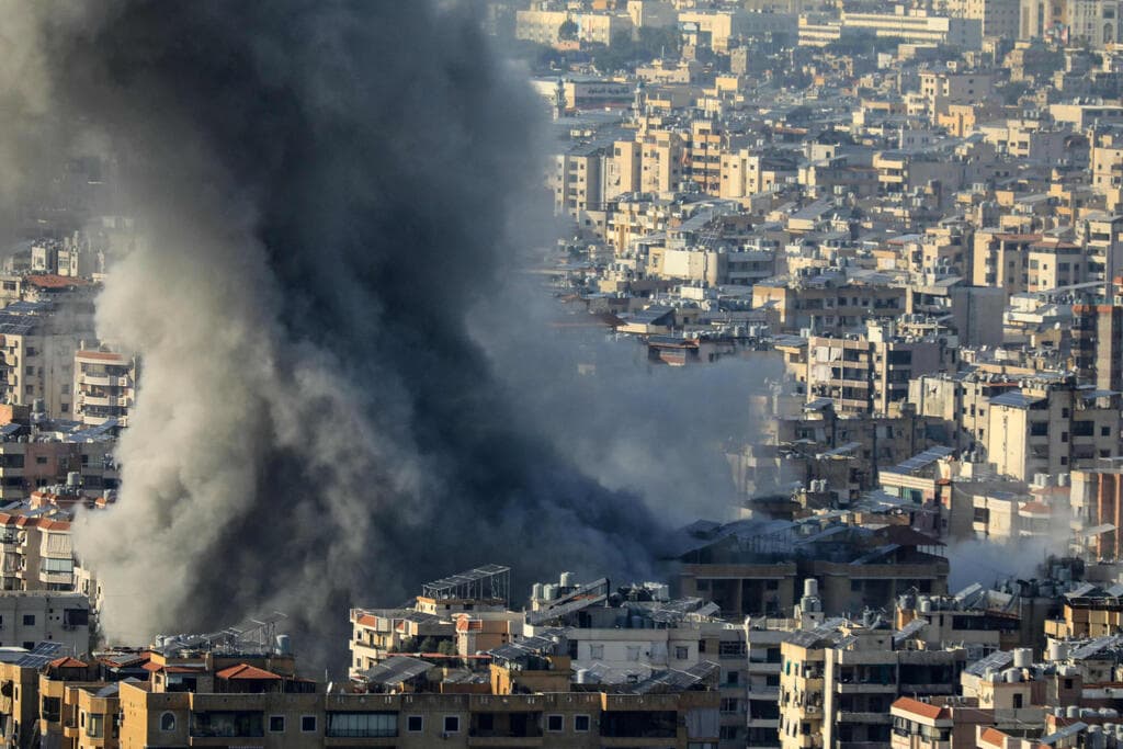 צילום: AFP תקיפות צה"ל בלבנון