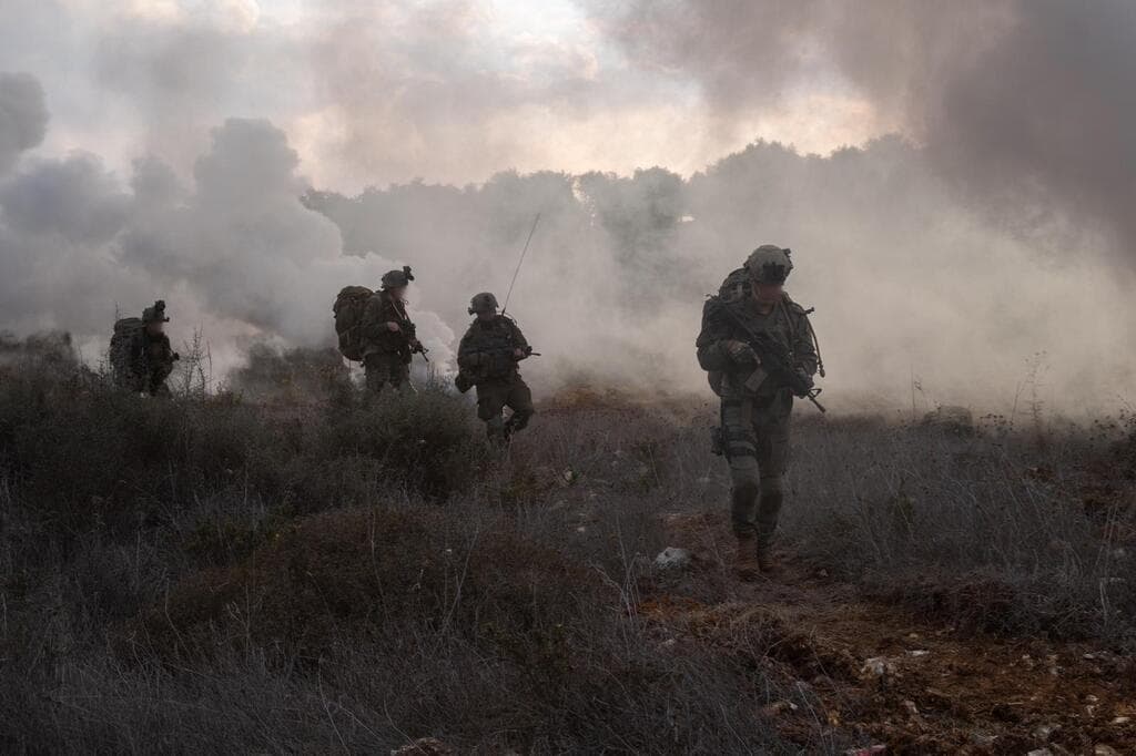 צילום: דובר צה"ל בפעילות התקפית מדוייקת, כוחות עוצבת הקומנדו חיסלו את מפקד הגזרה במעוז הטרור: תיעודים נוספים מהלחימה בדרום לבנון