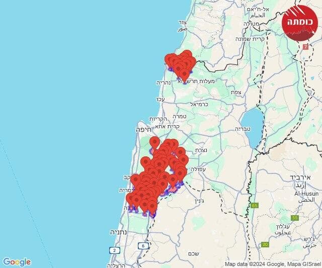 אזעקות בחדרה ופרדס חנה ובגליל העליון