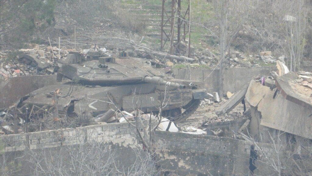 טנקים של צה"ל באיזור אל-חיאם