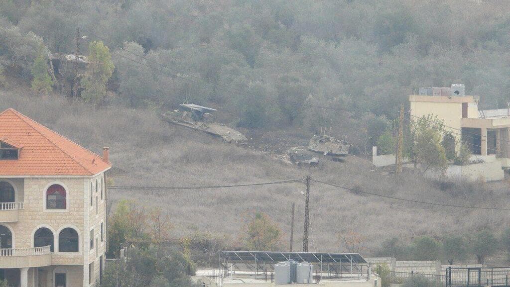 טנקים של צה"ל באיזור אל-חיאם