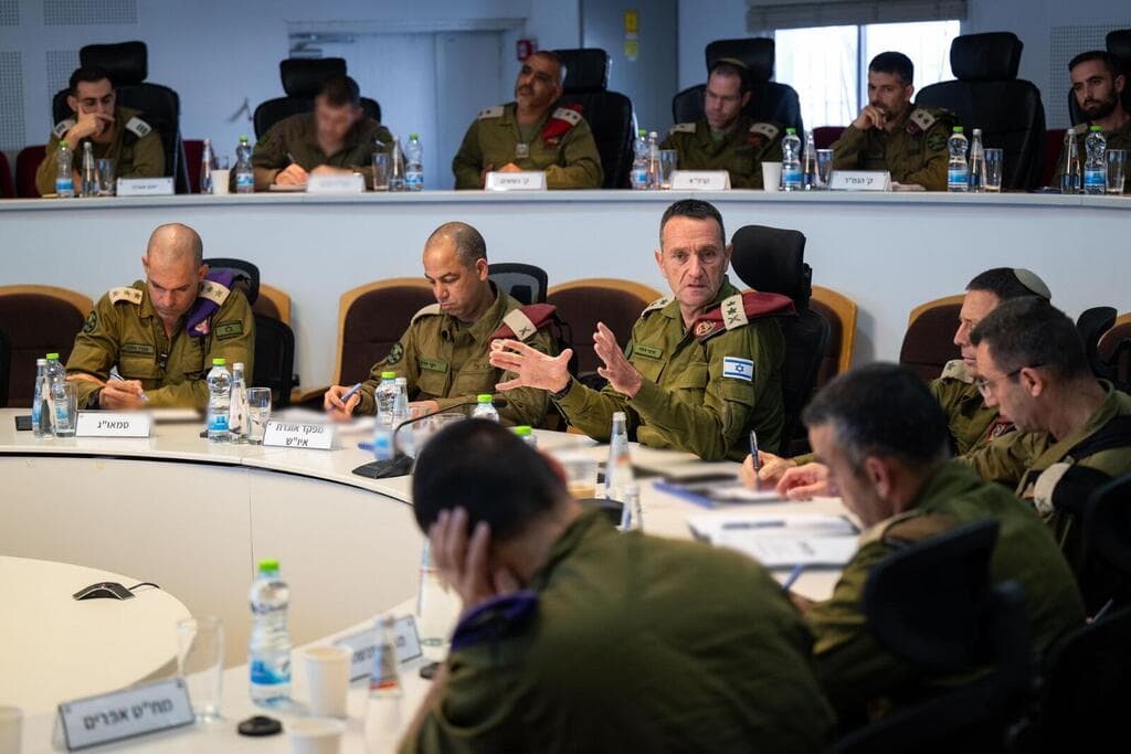 הרמטכ"ל, רב אלוף הרצי הלוי, בהערכת מצב בעקבות החיסול בג'נין