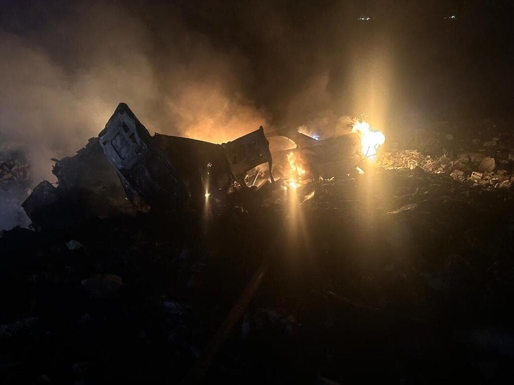 תיעוד ערבי מתקיפה בכפר חאריס  שבדרום לבנון