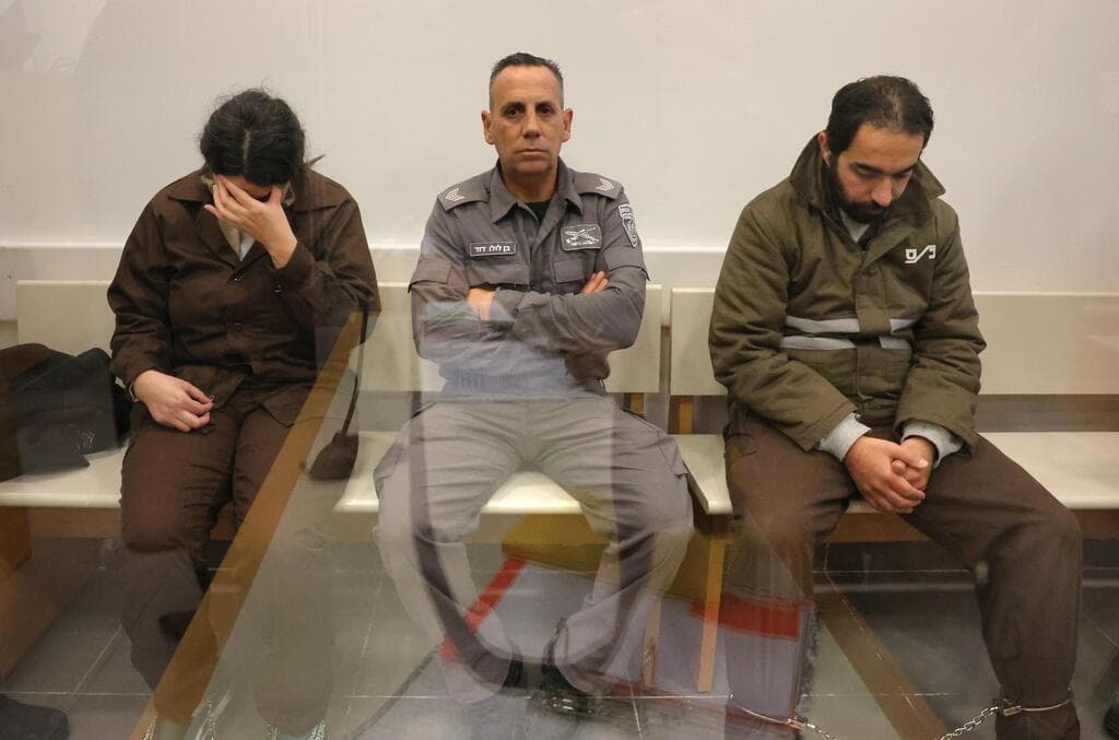 צילום: שאול גולן בני הזוג רפאל וללה גולייב, תושבי לוד, הנאשמים שפעלו עבור איראן