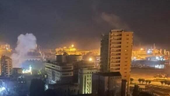 לטקיה תקיפות בנמל לטקיה בסוריה