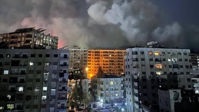 תקיפות באזור ברזה בדמשק, סוריה תקיפות באזור ברזה בדמשק, סוריה