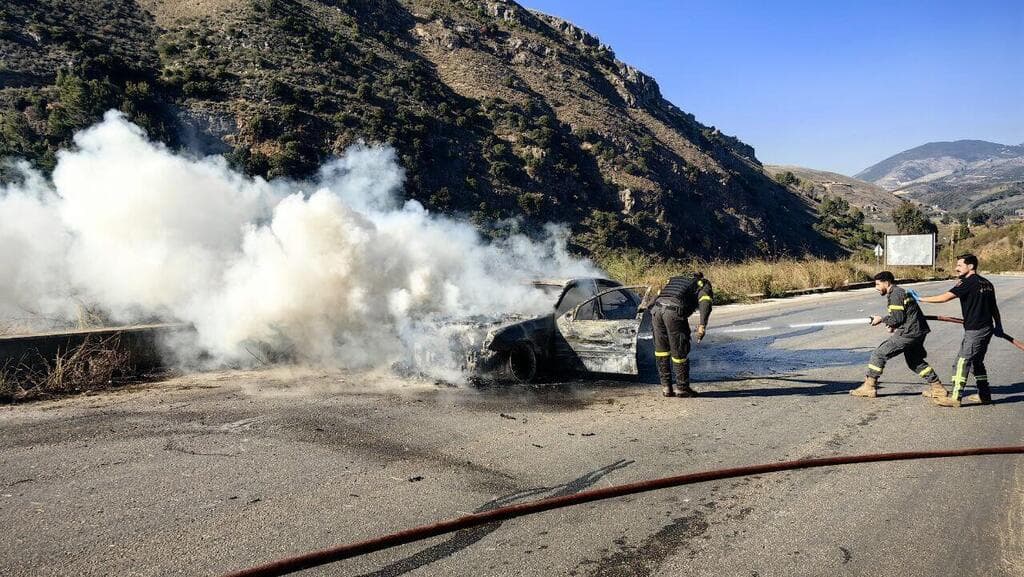 תקיפת רכב באמצעות כטב"מ באזור אל-חרדלי בדרום לבנון