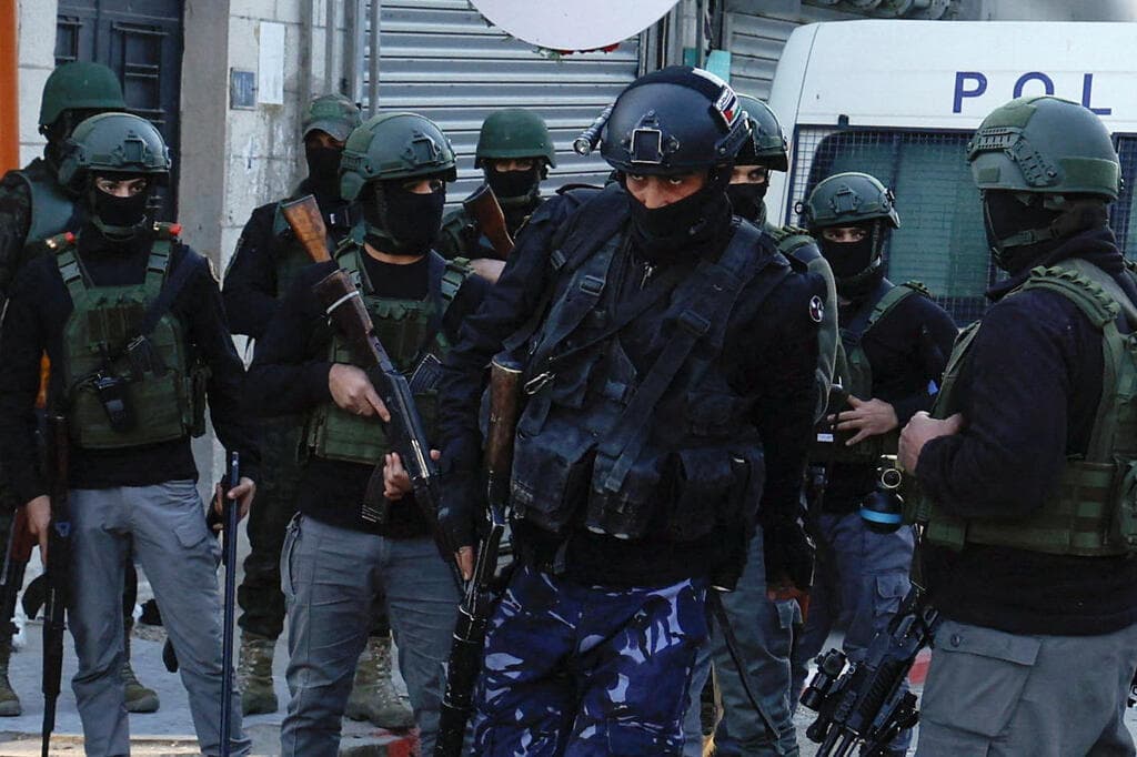 כוחות ביטחון פלסטינים בג'נין