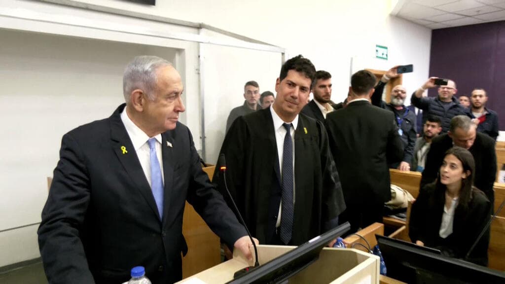 נתניהו בבית המשפט המחוזי בתל אביב