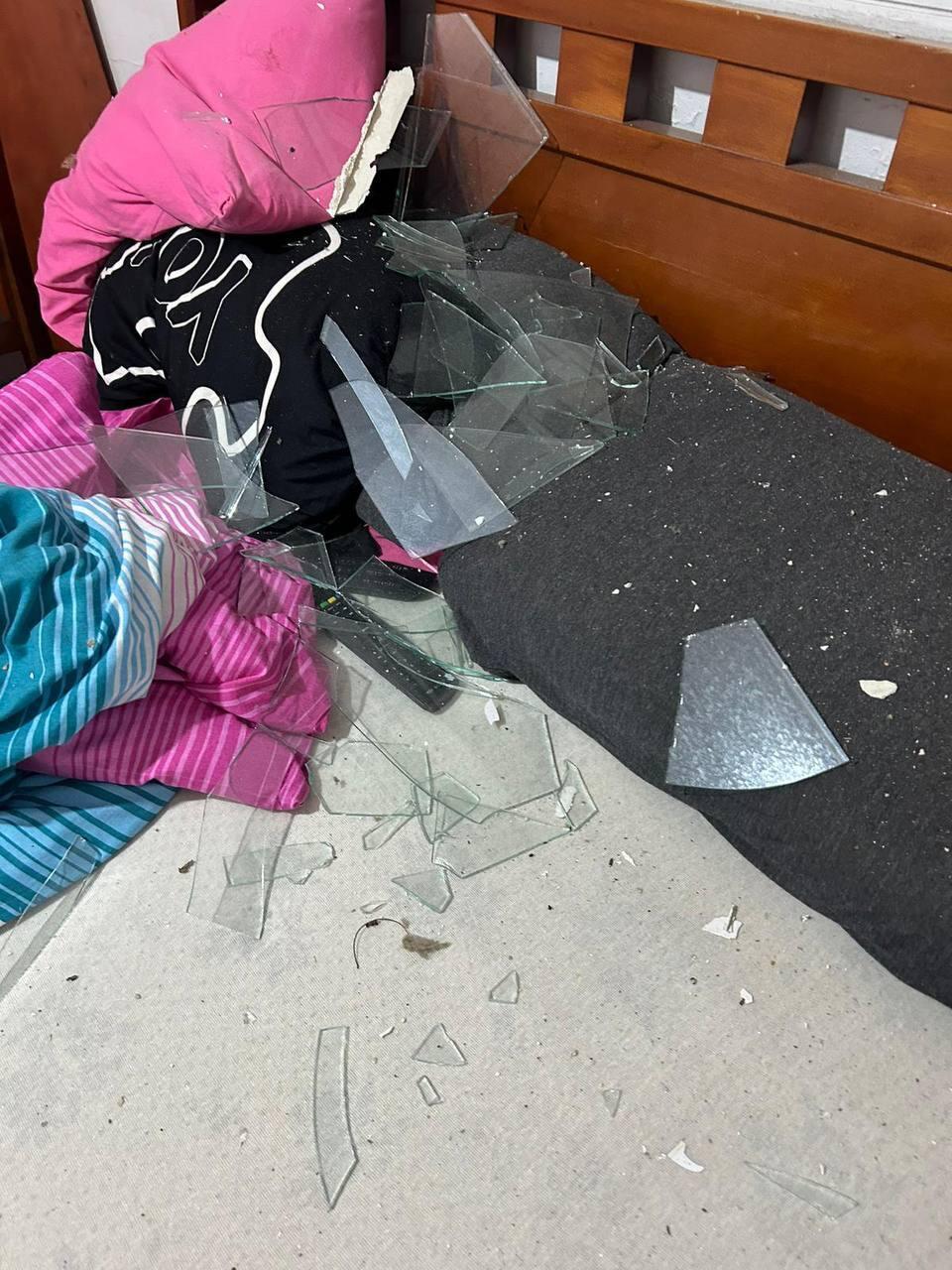 נפילת טיל ברחוב הבעל שם טוב בתל אביב יפו