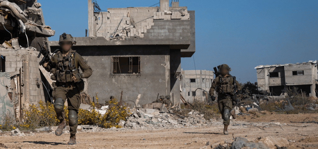 תיעוד מפעילות צוות הקרב של חטיבת כפיר ברצועת עזה