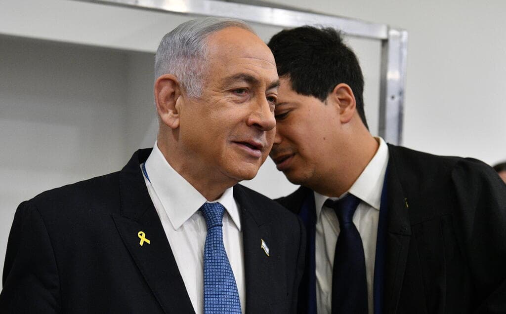 רה"מ בנימין נתניהו ועו"ד עמית חדד