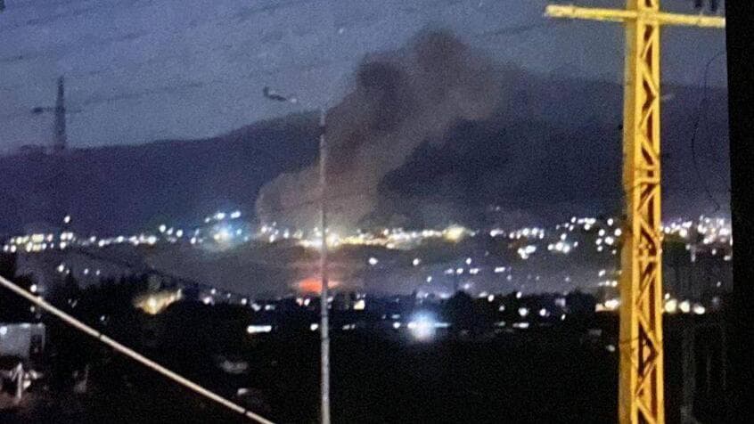 תקיפה באזור חזין באל-בקאע בלבנון