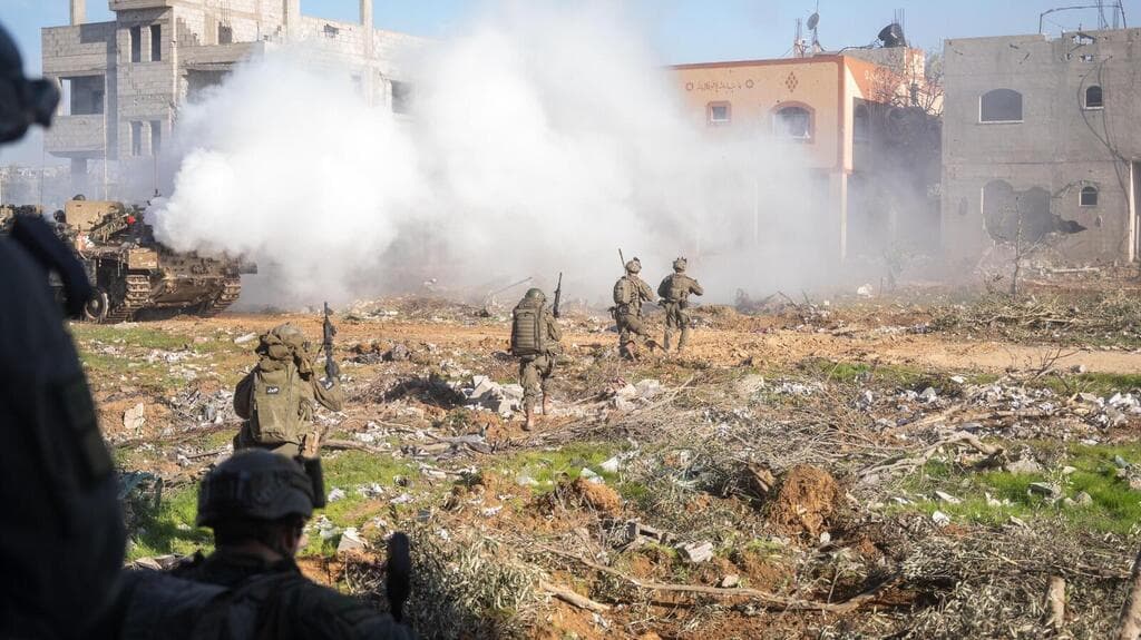 תיעוד מפעילות כוחות נח"ל בבית חאנון