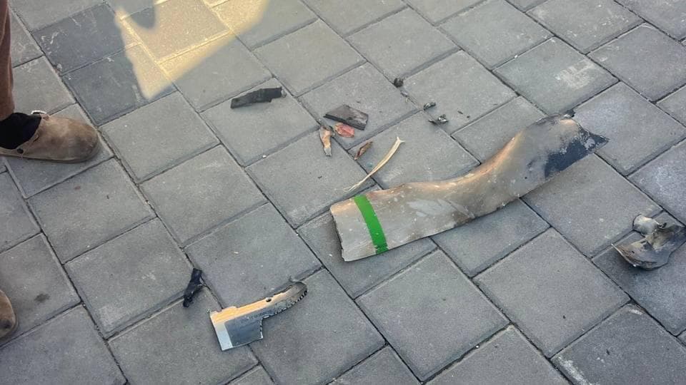 שברי רקטה באזור שדרות (צילום: עיריית שדרות) שברי רקטה שנפלו בשדרות