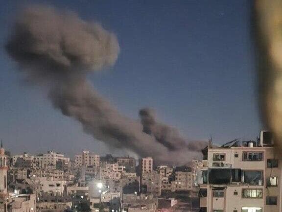 תקיפות בעיר עזה