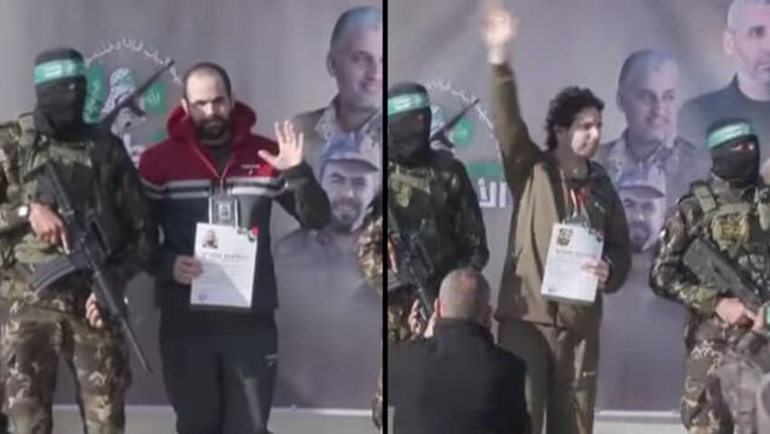 היערכות לשחרור החטופים בחאן יונס