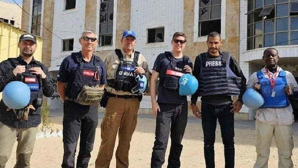 צוות של unmas שנפצע בתקיפה