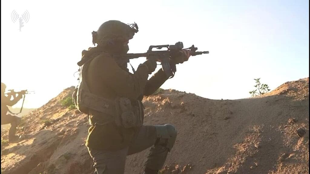 פעילות כוחות אוגדת עזה במרחב תל סולטאן