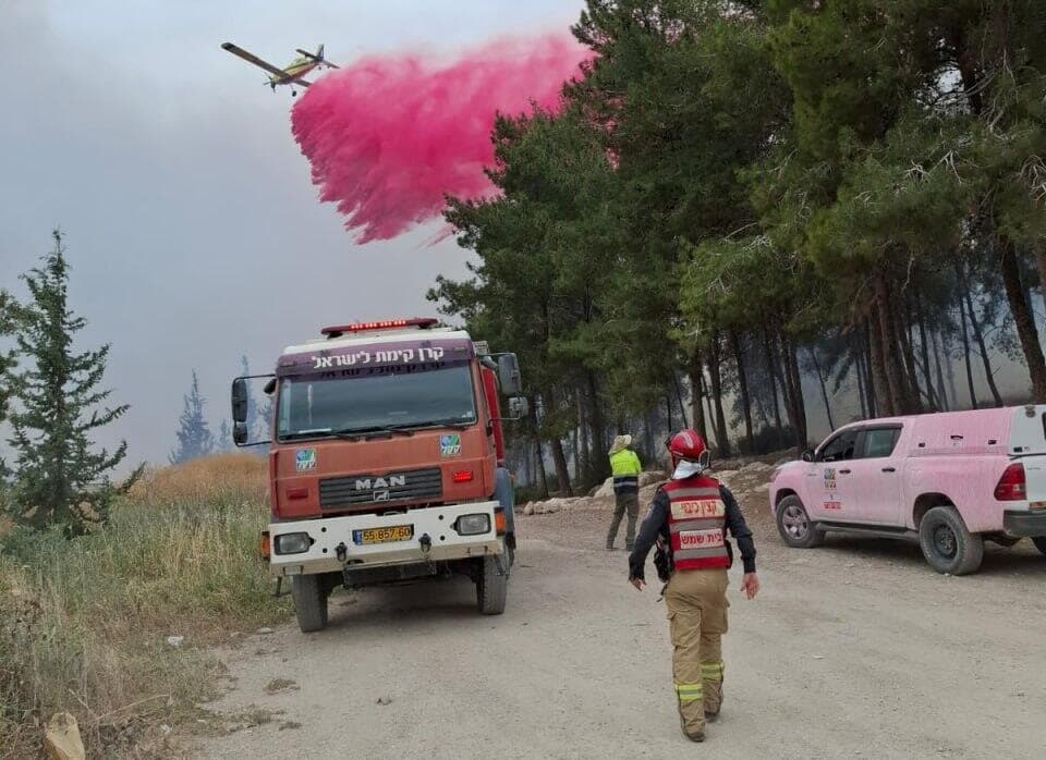 צילום: תיעוד מבצעי, כב"ה ירושלים כוחות כבאות והצלה