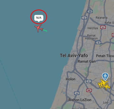 כנף ציון באוויר