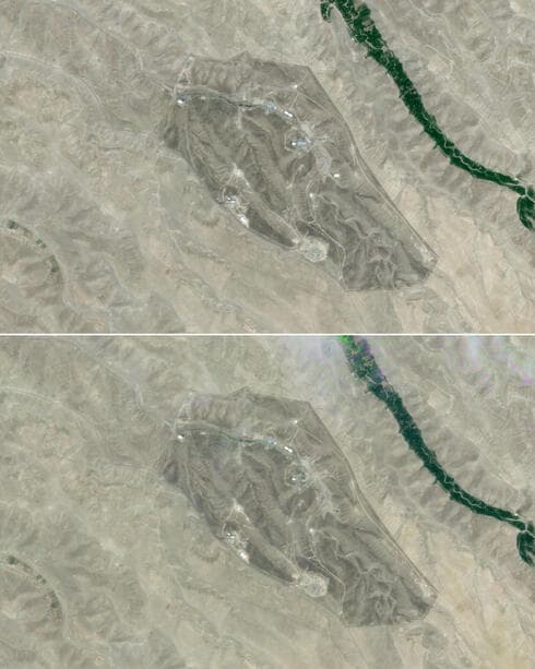 צילום: Handout / © 2025 PLANET LABS PBC / AFP צילום: Handout / © 2025 PLANET LABS PBC / AFP