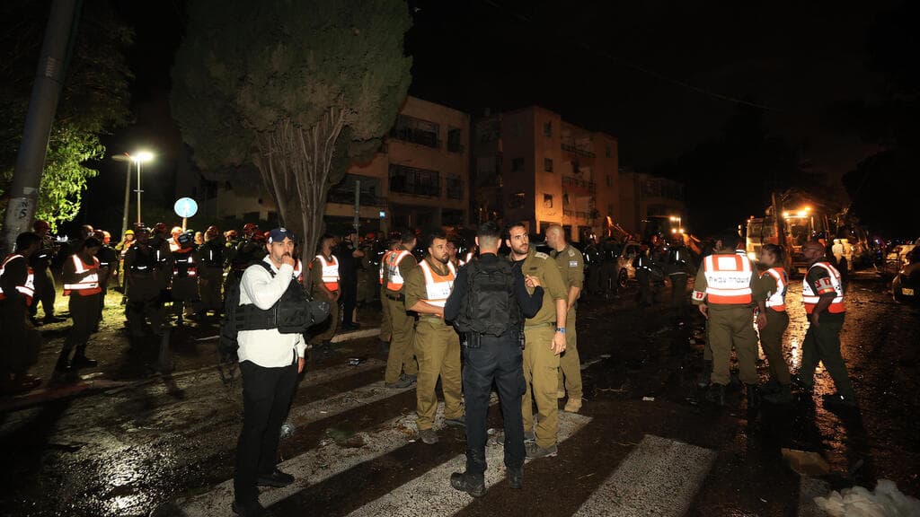 זירת הפגיעה הישירה בחיפה