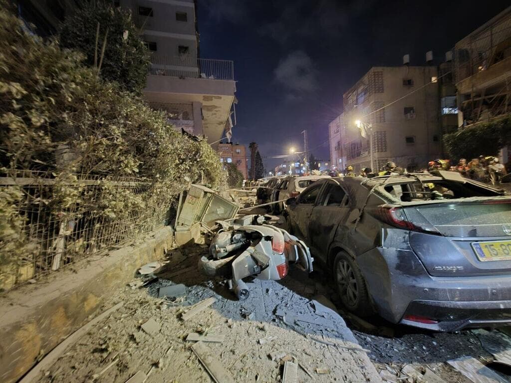 זירת הנפילה בבת ים