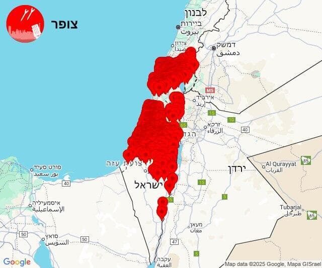 אזעקות ברחבי הארץ