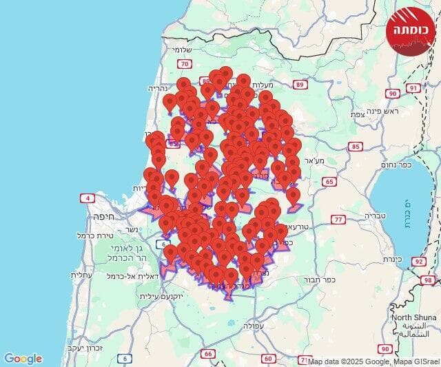 אזעקות בצפון