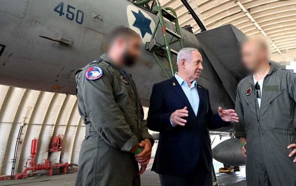 ראש הממשלה נתניהו ביקר בבסיס תל נוף