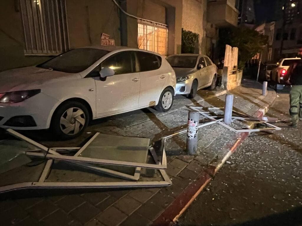 נפילה בתל אביב