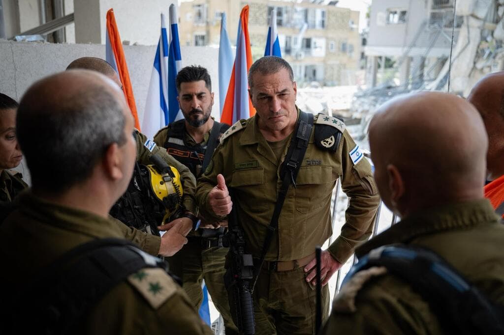 הרמטכ״ל בזירת הנפילה בבת ים