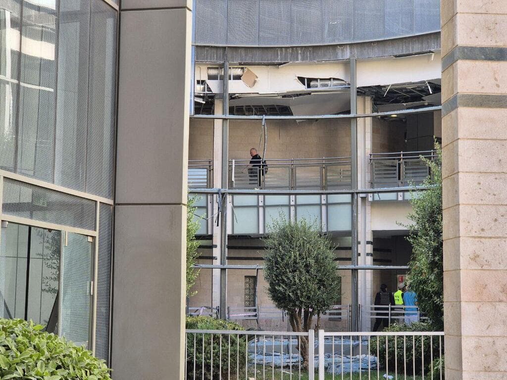 נפילה בסורוקה  בעקבות שיגור מאיראן