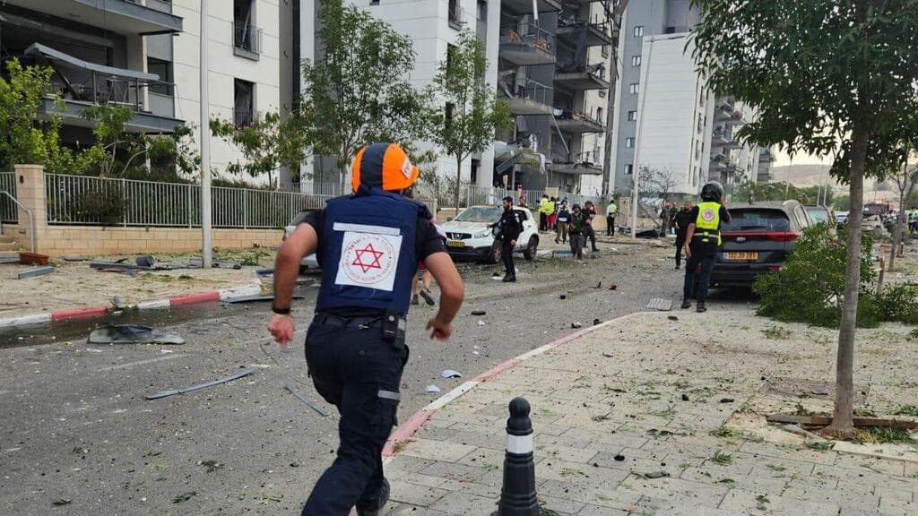 זירת הנפילה בבאר שבע