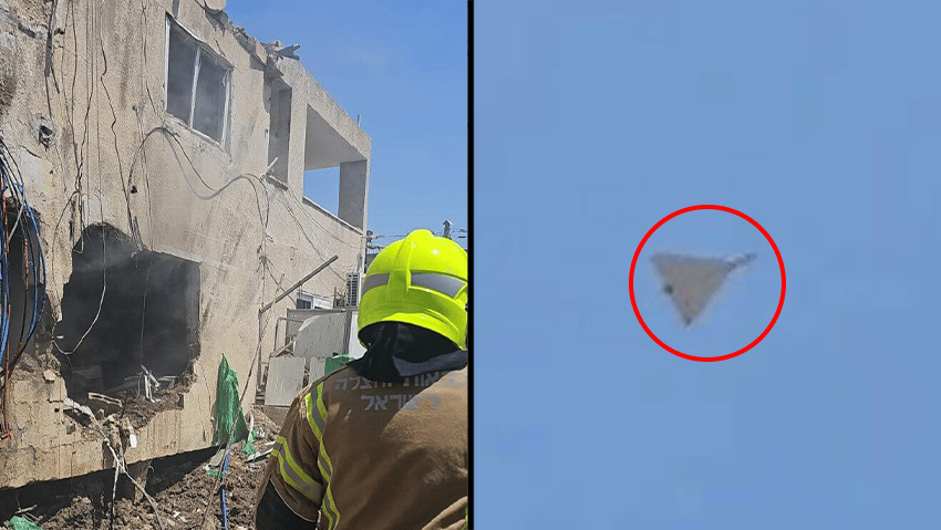 תיעוד: מרדף אחר כטב"ם איראני בבית שאן 