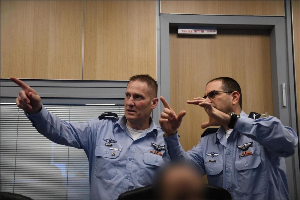 מפקד חיל האוויר, אלוף תומר בר וראש מבצעי אוויר, תת-אלוף גלעד קינ
