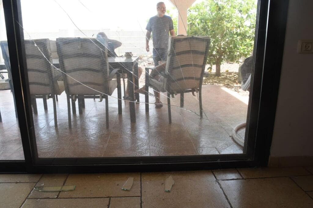 נזקים בעקבות נפילה בשטח פתוח סמוך לצפת
