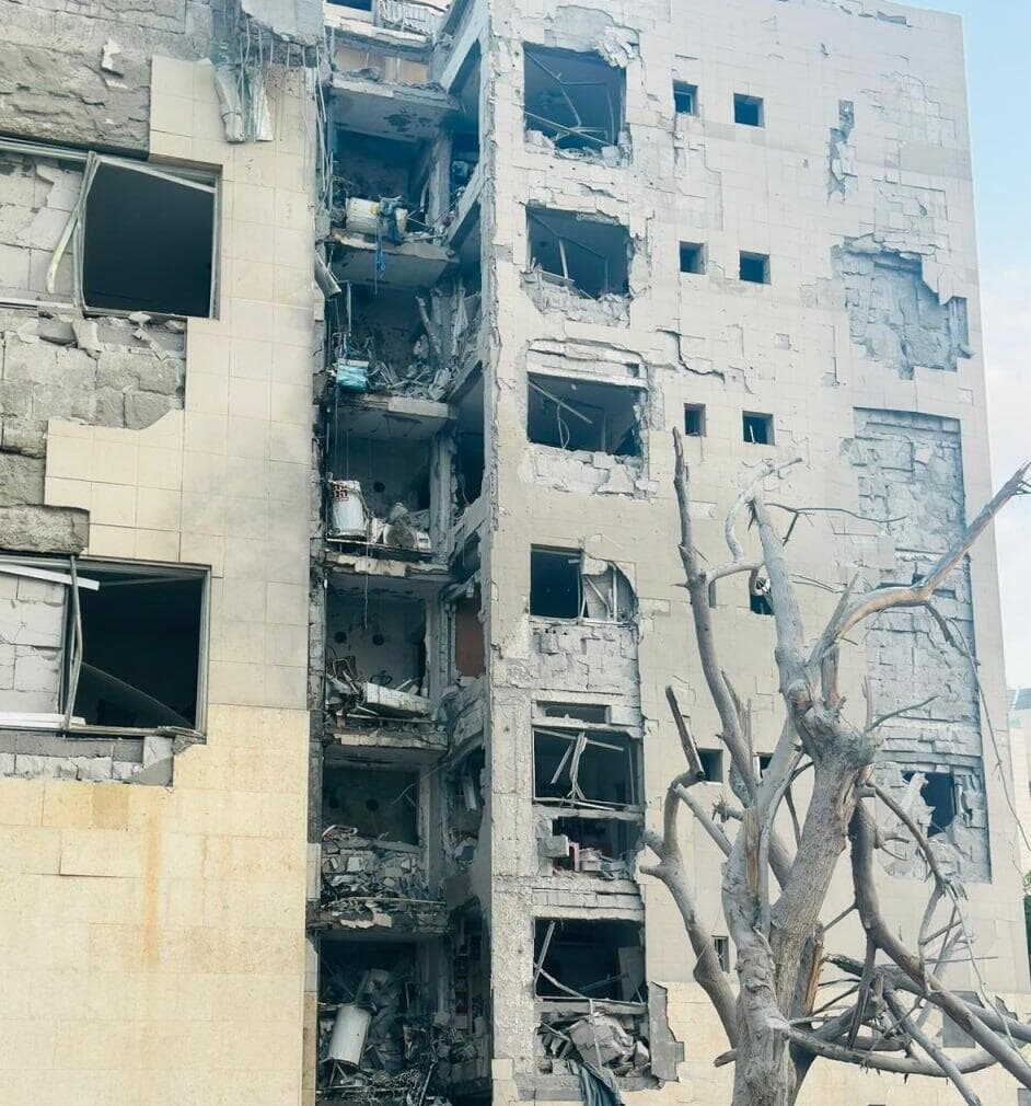 נפילת טיל בבאר שבע