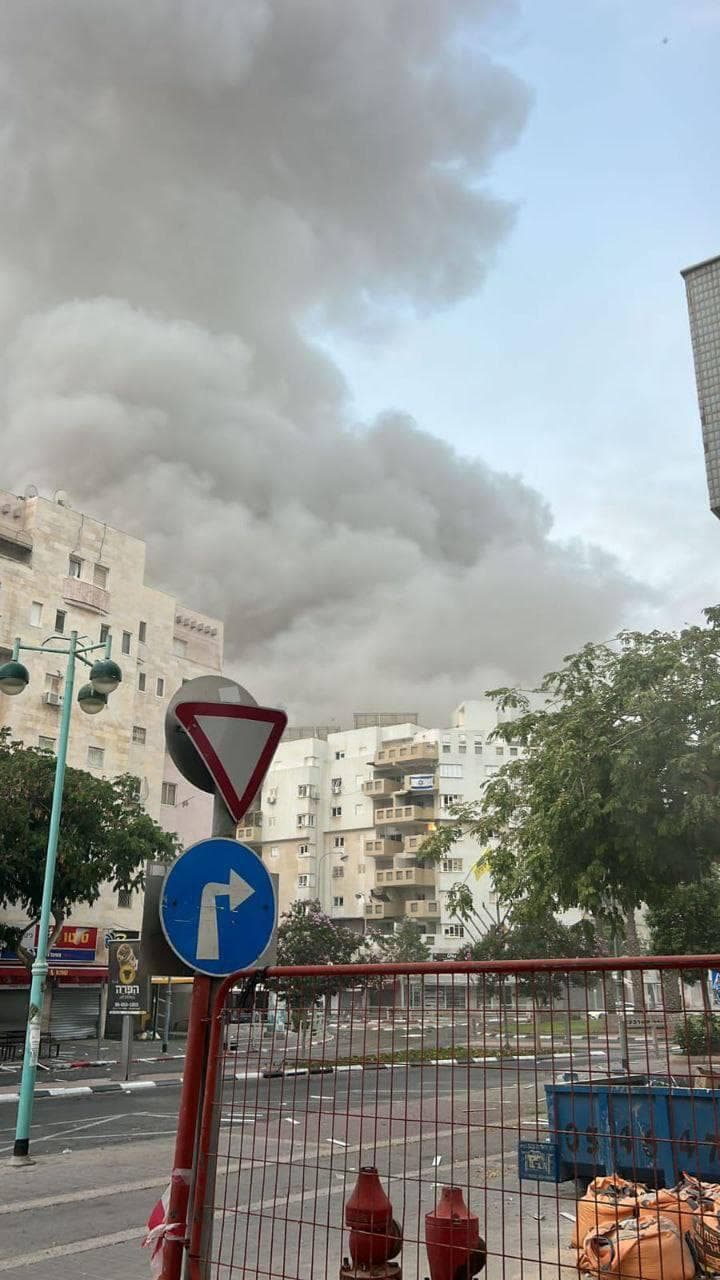 נפילת טיל בבאר שבע