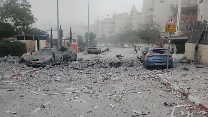 נפילת טיל בבאר שבע