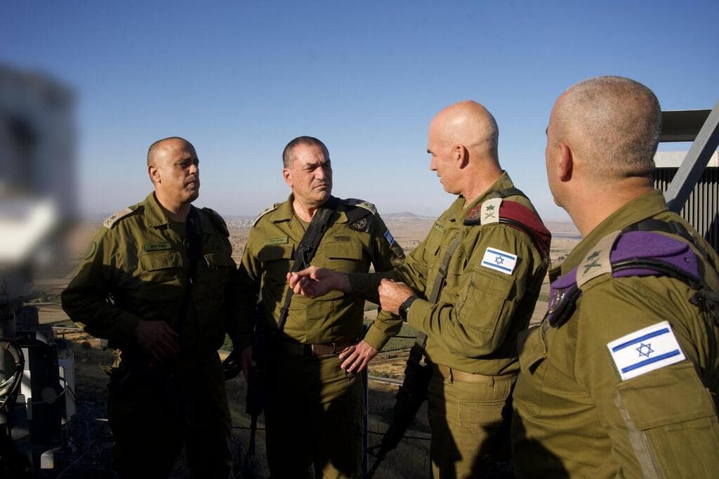 הרמטכ״ל בגבול סוריה