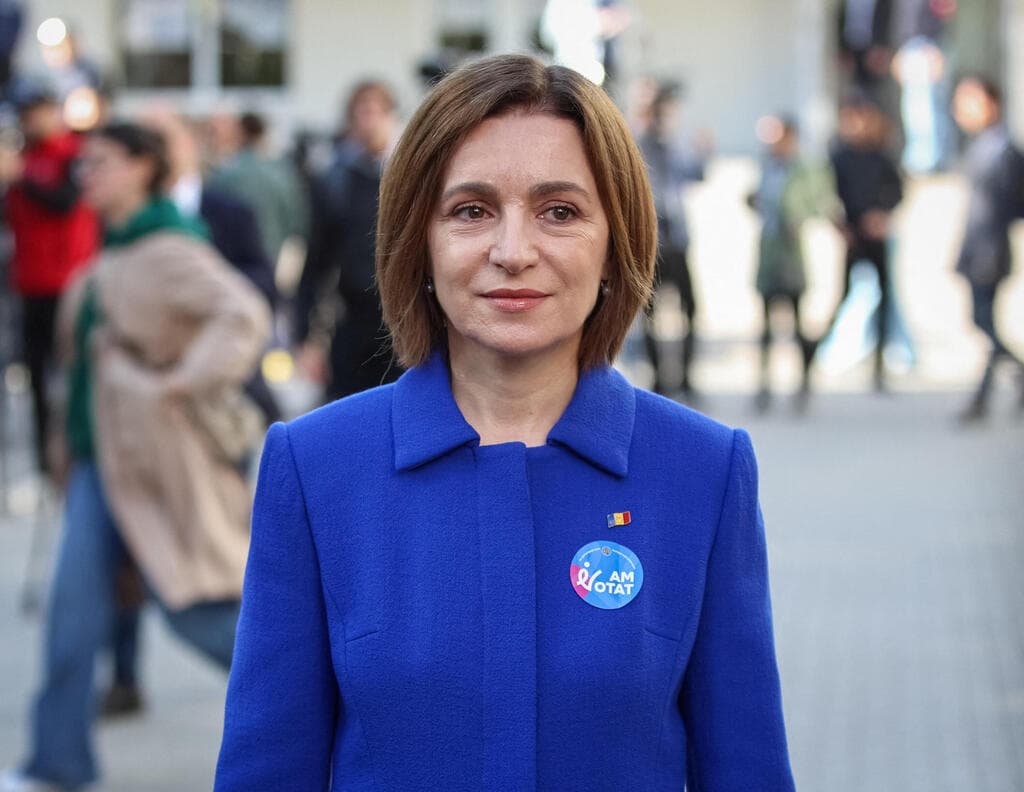 נשיאת מולדובה מאיה סנדו